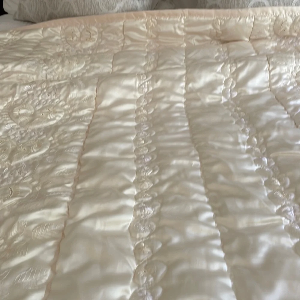 Vintage Satin Bedspread